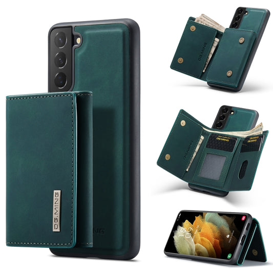 DG.MING M1 Series 3-Fold Multi Card Wallet  Back Cover Shockproof Case with Holder Function, For Samsung Galaxy A12 5G, For Samsung Galaxy A21s, For Samsung Galaxy A22 5G, For Samsung Galaxy S21, For Samsung Galaxy S21 FE, For Samsung Galaxy S21+