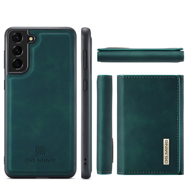 DG.MING M1 Series 3-Fold Multi Card Wallet  Back Cover Shockproof Case with Holder Function, For Samsung Galaxy A12 5G, For Samsung Galaxy A21s, For Samsung Galaxy A22 5G, For Samsung Galaxy S21, For Samsung Galaxy S21 FE, For Samsung Galaxy S21+