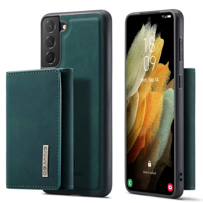 DG.MING M1 Series 3-Fold Multi Card Wallet  Back Cover Shockproof Case with Holder Function, For Samsung Galaxy A12 5G, For Samsung Galaxy A21s, For Samsung Galaxy A22 5G, For Samsung Galaxy S21, For Samsung Galaxy S21 FE, For Samsung Galaxy S21+
