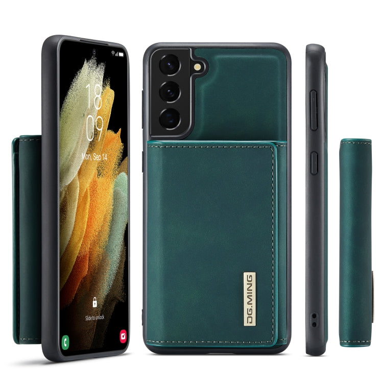 DG.MING M1 Series 3-Fold Multi Card Wallet  Back Cover Shockproof Case with Holder Function, For Samsung Galaxy A12 5G, For Samsung Galaxy A21s, For Samsung Galaxy A22 5G, For Samsung Galaxy S21, For Samsung Galaxy S21 FE, For Samsung Galaxy S21+