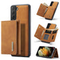 DG.MING M1 Series 3-Fold Multi Card Wallet  Back Cover Shockproof Case with Holder Function, For Samsung Galaxy A12 5G, For Samsung Galaxy A21s, For Samsung Galaxy A22 5G, For Samsung Galaxy S21, For Samsung Galaxy S21 FE, For Samsung Galaxy S21+