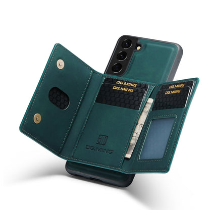 DG.MING M2 Series 3-Fold Multi Card Bag Back Cover Shockproof Case with Wallet & Holder Function, For Samsung Galaxy A12 5G, For Samsung Galaxy A21s, For Samsung Galaxy A22 5G, For Samsung Galaxy S21, For Samsung Galaxy S21 FE, For Samsung Galaxy S21+