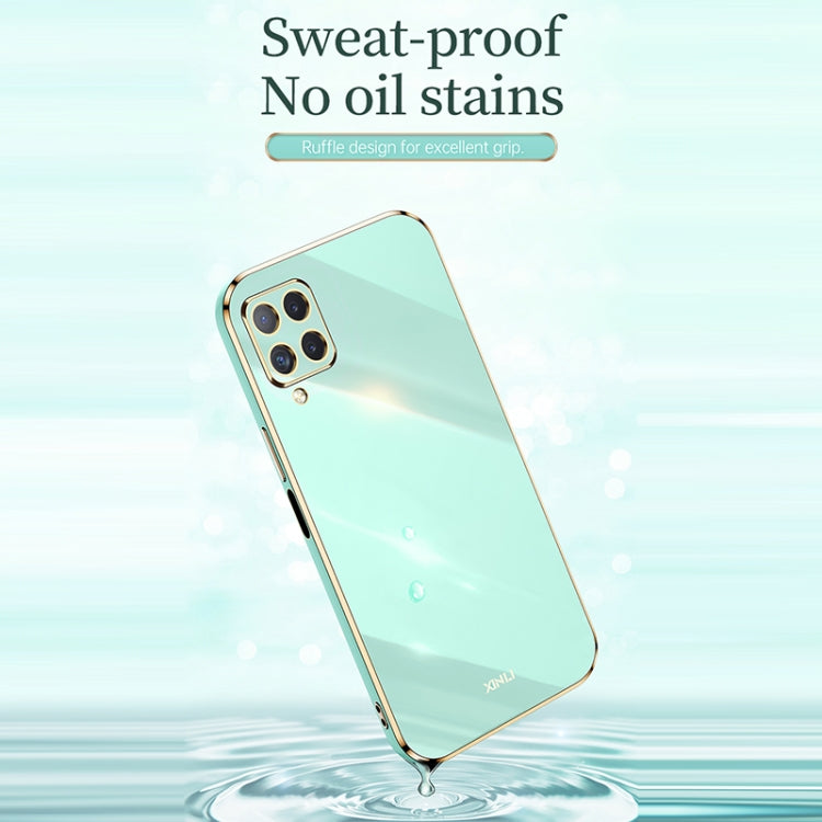 XINLI Straight Edge 6D Electroplate TPU Phone Case, For Samsung Galaxy A22 4G, For Samsung Galaxy A52 5G, For Samsung Galaxy A72 5G, For Samsung Galaxy A82 5G