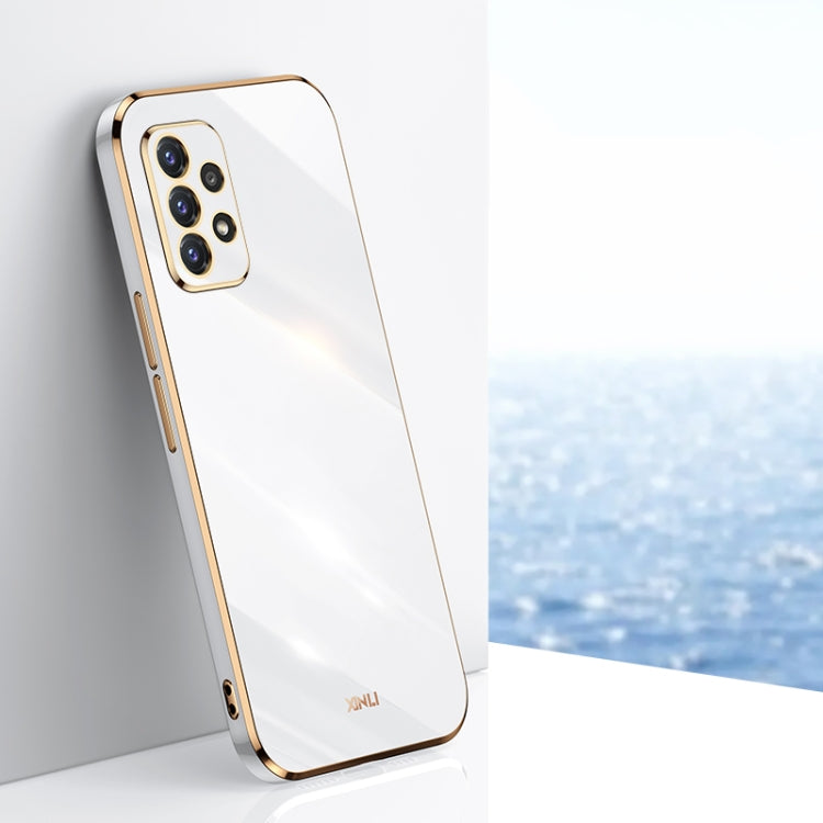 XINLI Straight Edge 6D Electroplate TPU Phone Case, For Samsung Galaxy A22 4G, For Samsung Galaxy A52 5G, For Samsung Galaxy A72 5G, For Samsung Galaxy A82 5G