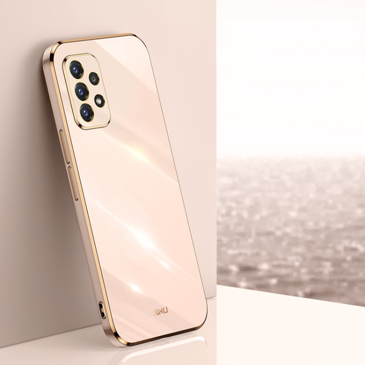 XINLI Straight Edge 6D Electroplate TPU Phone Case, For Samsung Galaxy A22 4G, For Samsung Galaxy A52 5G, For Samsung Galaxy A72 5G, For Samsung Galaxy A82 5G