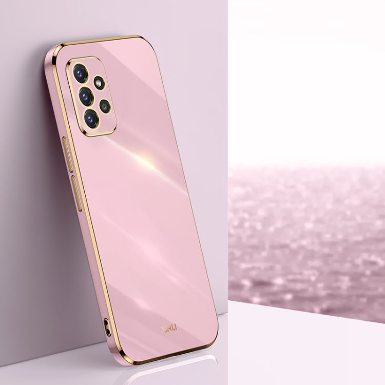 XINLI Straight Edge 6D Electroplate TPU Phone Case, For Samsung Galaxy A22 4G, For Samsung Galaxy A52 5G, For Samsung Galaxy A72 5G, For Samsung Galaxy A82 5G