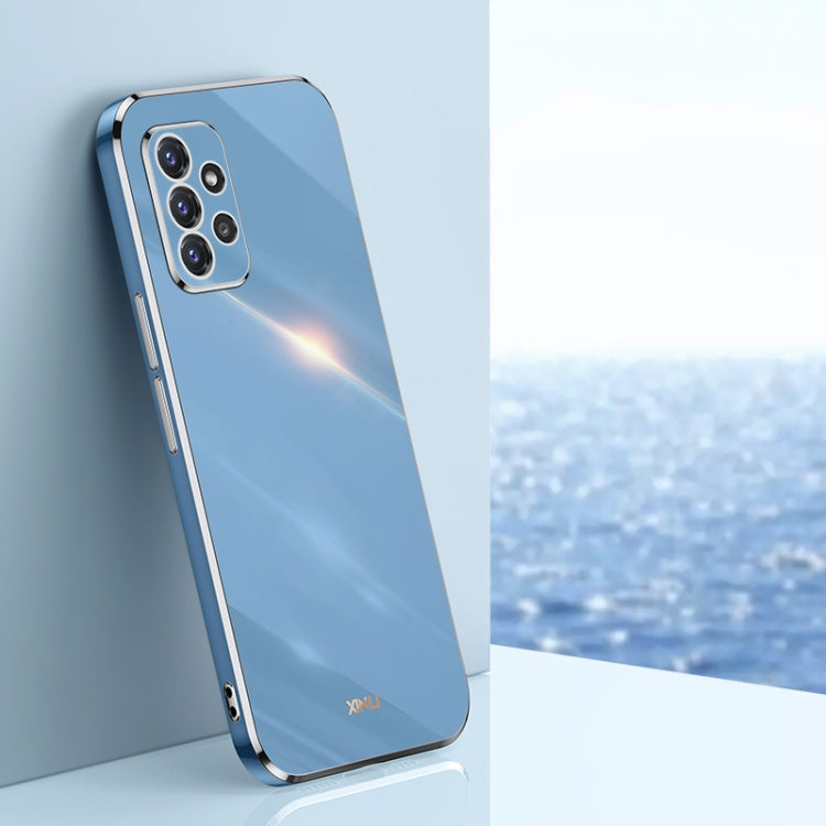 XINLI Straight Edge 6D Electroplate TPU Phone Case, For Samsung Galaxy A22 4G, For Samsung Galaxy A52 5G, For Samsung Galaxy A72 5G, For Samsung Galaxy A82 5G