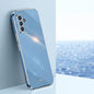 XINLI Straight Edge 6D Electroplate TPU Phone Case, For Samsung Galaxy A22 4G, For Samsung Galaxy A52 5G, For Samsung Galaxy A72 5G, For Samsung Galaxy A82 5G
