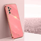 XINLI Straight Edge 6D Electroplate TPU Phone Case, For Samsung Galaxy A22 4G, For Samsung Galaxy A52 5G, For Samsung Galaxy A72 5G, For Samsung Galaxy A82 5G
