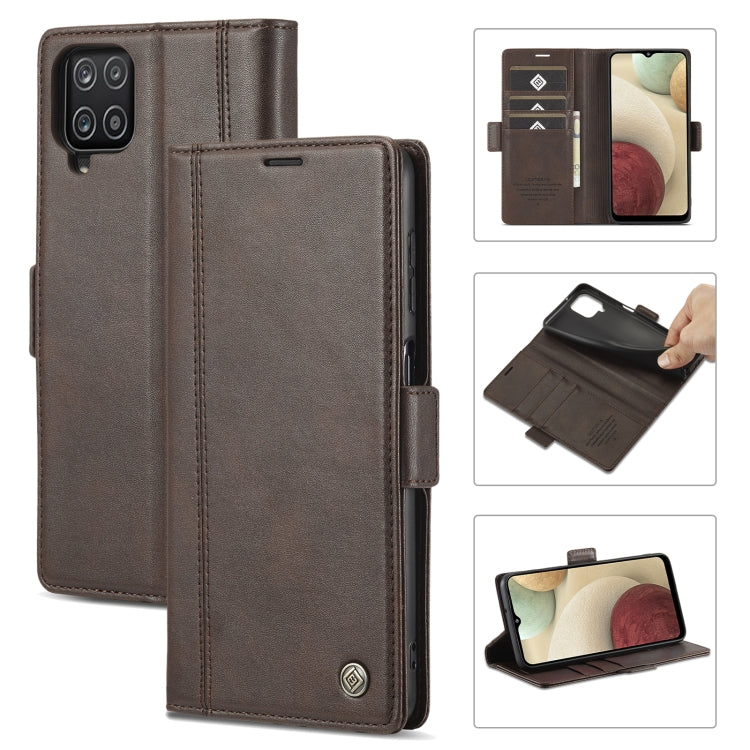 LC.IMEEKE Magnetic Buckle PU + TPU Horizontal Flip Leather Case with Holder & Card Slots & Wallet, For Samsung Galaxy A02s, For Samsung Galaxy A12, For Samsung Galaxy A22 4G, For Samsung Galaxy A22 5G, For Samsung Galaxy A32 5G�������������������������...