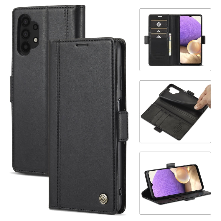 LC.IMEEKE Magnetic Buckle PU + TPU Horizontal Flip Leather Case with Holder & Card Slots & Wallet, For Samsung Galaxy A02s, For Samsung Galaxy A12, For Samsung Galaxy A22 4G, For Samsung Galaxy A22 5G, For Samsung Galaxy A32 5G�������������������������...