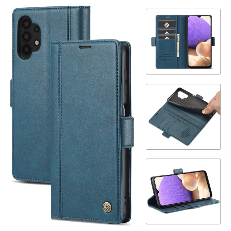 LC.IMEEKE Magnetic Buckle PU + TPU Horizontal Flip Leather Case with Holder & Card Slots & Wallet, For Samsung Galaxy A02s, For Samsung Galaxy A12, For Samsung Galaxy A22 4G, For Samsung Galaxy A22 5G, For Samsung Galaxy A32 5G�������������������������...