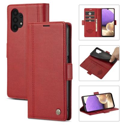 LC.IMEEKE Magnetic Buckle PU + TPU Horizontal Flip Leather Case with Holder & Card Slots & Wallet, For Samsung Galaxy A02s, For Samsung Galaxy A12, For Samsung Galaxy A22 4G, For Samsung Galaxy A22 5G, For Samsung Galaxy A32 5G�������������������������...