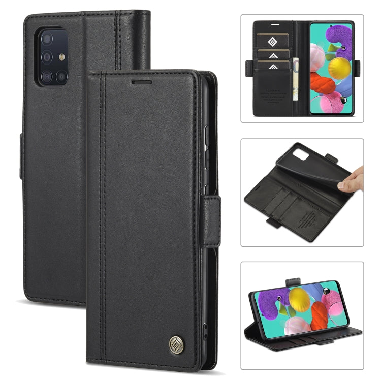 LC.IMEEKE Magnetic Buckle PU + TPU Horizontal Flip Leather Case with Holder & Card Slots & Wallet, For Samsung Galaxy A02s, For Samsung Galaxy A12, For Samsung Galaxy A22 4G, For Samsung Galaxy A22 5G, For Samsung Galaxy A32 5G�������������������������...