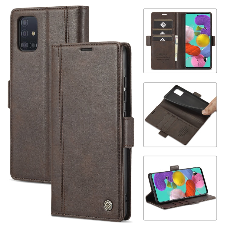 LC.IMEEKE Magnetic Buckle PU + TPU Horizontal Flip Leather Case with Holder & Card Slots & Wallet, For Samsung Galaxy A02s, For Samsung Galaxy A12, For Samsung Galaxy A22 4G, For Samsung Galaxy A22 5G, For Samsung Galaxy A32 5G�������������������������...