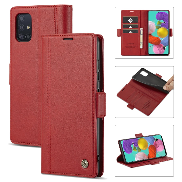 LC.IMEEKE Magnetic Buckle PU + TPU Horizontal Flip Leather Case with Holder & Card Slots & Wallet, For Samsung Galaxy A02s, For Samsung Galaxy A12, For Samsung Galaxy A22 4G, For Samsung Galaxy A22 5G, For Samsung Galaxy A32 5G�������������������������...