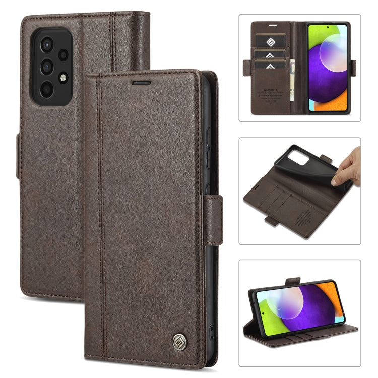 LC.IMEEKE Magnetic Buckle PU + TPU Horizontal Flip Leather Case with Holder & Card Slots & Wallet, For Samsung Galaxy A02s, For Samsung Galaxy A12, For Samsung Galaxy A22 4G, For Samsung Galaxy A22 5G, For Samsung Galaxy A32 5G�������������������������...