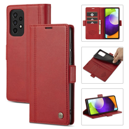 LC.IMEEKE Magnetic Buckle PU + TPU Horizontal Flip Leather Case with Holder & Card Slots & Wallet, For Samsung Galaxy A02s, For Samsung Galaxy A12, For Samsung Galaxy A22 4G, For Samsung Galaxy A22 5G, For Samsung Galaxy A32 5G�������������������������...