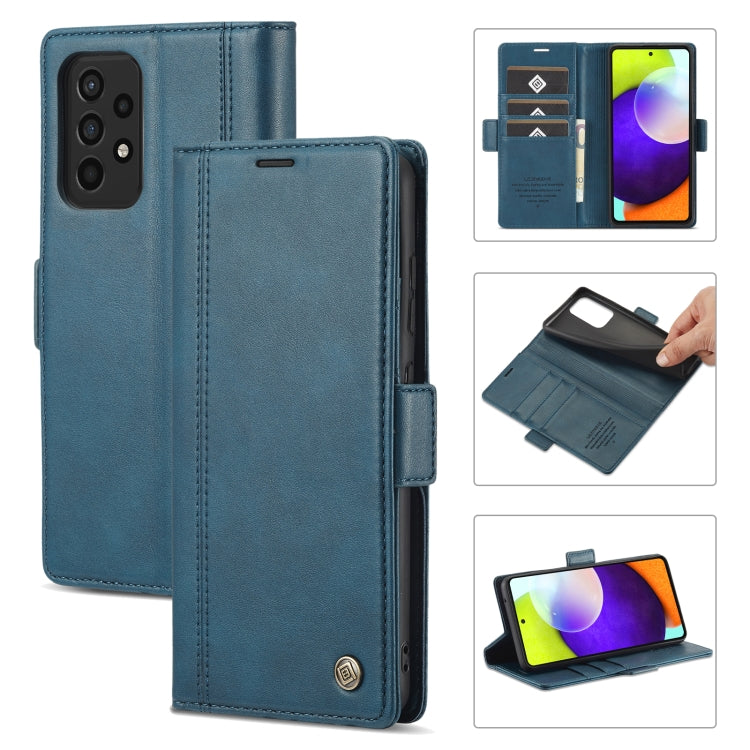 LC.IMEEKE Magnetic Buckle PU + TPU Horizontal Flip Leather Case with Holder & Card Slots & Wallet, For Samsung Galaxy A02s, For Samsung Galaxy A12, For Samsung Galaxy A22 4G, For Samsung Galaxy A22 5G, For Samsung Galaxy A32 5G�������������������������...