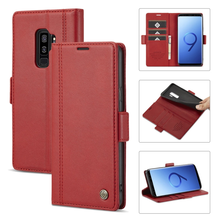LC.IMEEKE Magnetic Buckle PU + TPU Horizontal Flip Leather Case with Holder & Card Slots & Wallet, For Samsung Galaxy A02s, For Samsung Galaxy A12, For Samsung Galaxy A22 4G, For Samsung Galaxy A22 5G, For Samsung Galaxy A32 5G�������������������������...