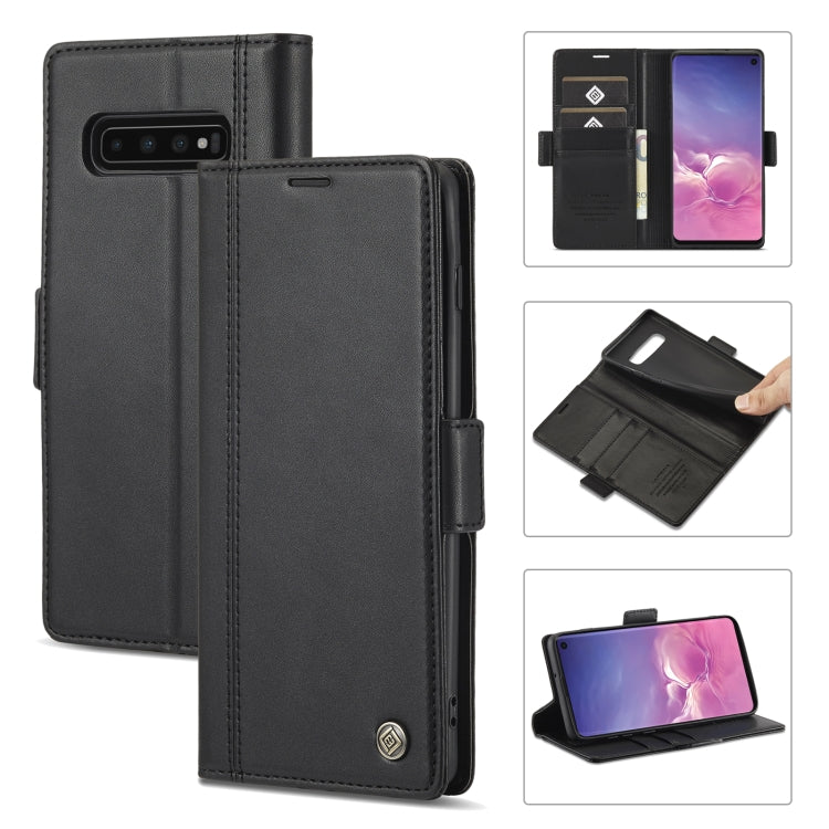 LC.IMEEKE Magnetic Buckle PU + TPU Horizontal Flip Leather Case with Holder & Card Slots & Wallet, For Samsung Galaxy A02s, For Samsung Galaxy A12, For Samsung Galaxy A22 4G, For Samsung Galaxy A22 5G, For Samsung Galaxy A32 5G�������������������������...