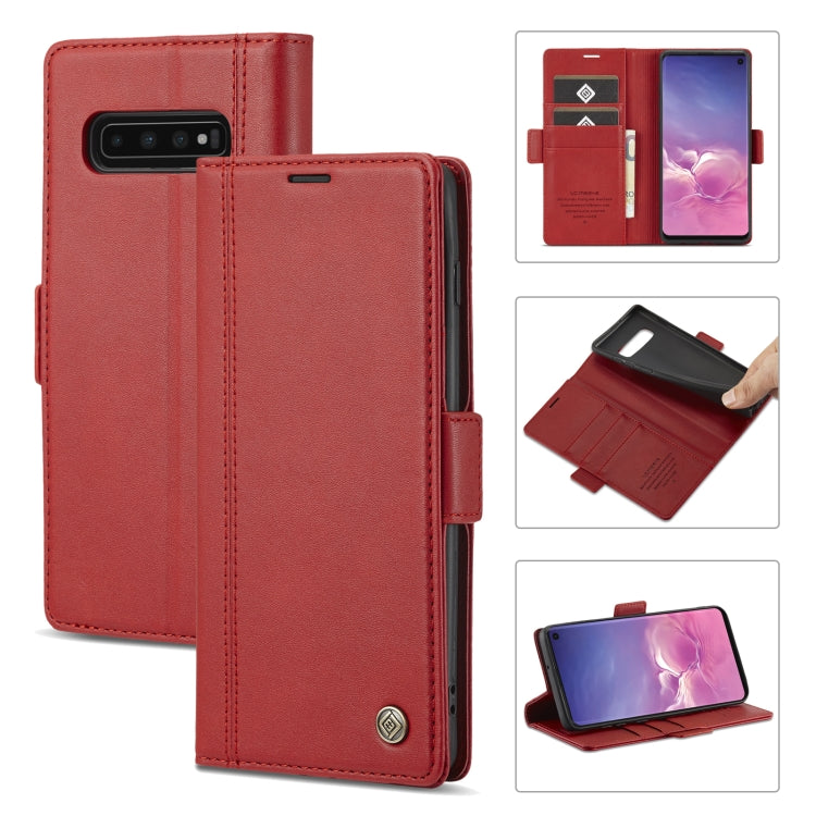 LC.IMEEKE Magnetic Buckle PU + TPU Horizontal Flip Leather Case with Holder & Card Slots & Wallet, For Samsung Galaxy A02s, For Samsung Galaxy A12, For Samsung Galaxy A22 4G, For Samsung Galaxy A22 5G, For Samsung Galaxy A32 5G�������������������������...