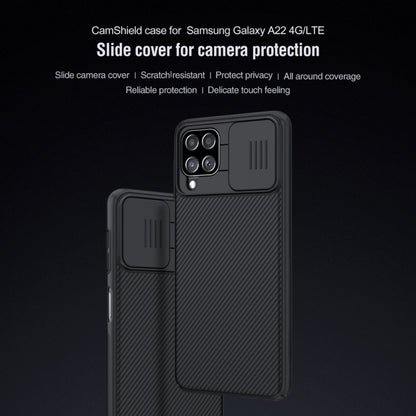 NILLKIN Black Mirror Series Camshield Full Coverage Dust-proof Scratch Resistant PC Case, For OnePlus Nord CE 5G, For Samsung Galaxy A22 4G LTE