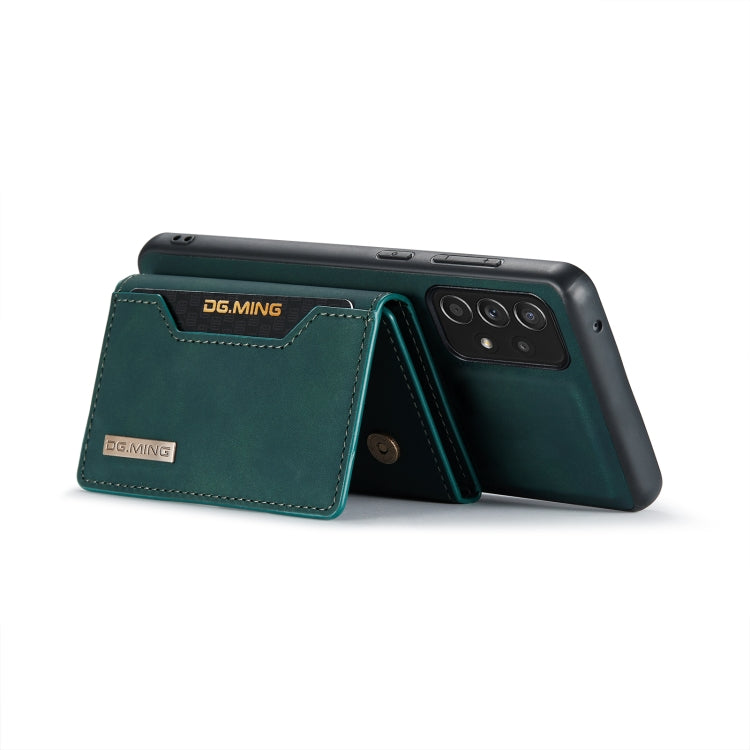 DG.MING M2 Series 3-Fold Multi Card Bag + Magnetic Back Cover Shockproof Case with Wallet & Holder Function, For Samsung Galaxy A02s, For Samsung Galaxy A32 5G, For Samsung Galaxy A42 5G, For Samsung Galaxy A52 5G / 4G, For Samsung Galaxy A72 5G / 4G��...