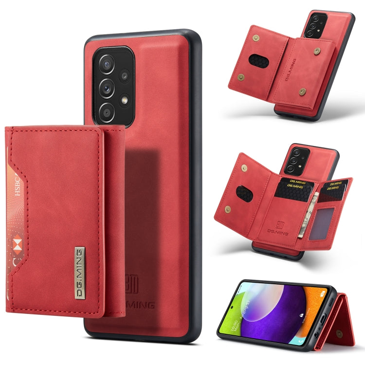 DG.MING M2 Series 3-Fold Multi Card Bag + Magnetic Back Cover Shockproof Case with Wallet & Holder Function, For Samsung Galaxy A02s, For Samsung Galaxy A32 5G, For Samsung Galaxy A42 5G, For Samsung Galaxy A52 5G / 4G, For Samsung Galaxy A72 5G / 4G��...