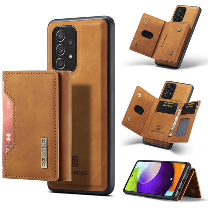 DG.MING M2 Series 3-Fold Multi Card Bag + Magnetic Back Cover Shockproof Case with Wallet & Holder Function, For Samsung Galaxy A02s, For Samsung Galaxy A32 5G, For Samsung Galaxy A42 5G, For Samsung Galaxy A52 5G / 4G, For Samsung Galaxy A72 5G / 4G��...