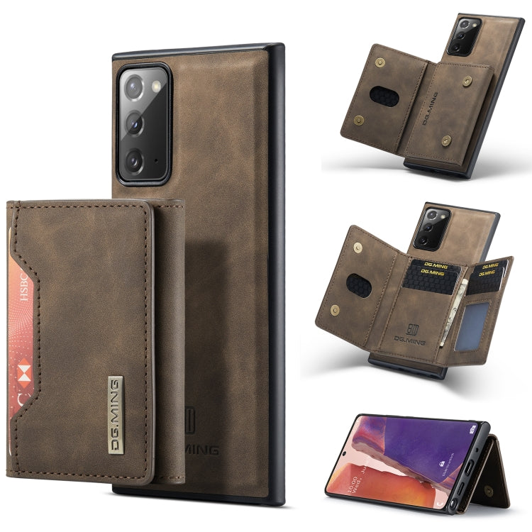 DG.MING M2 Series 3-Fold Multi Card Bag + Magnetic Back Cover Shockproof Case with Wallet & Holder Function, For Samsung Galaxy A02s, For Samsung Galaxy A32 5G, For Samsung Galaxy A42 5G, For Samsung Galaxy A52 5G / 4G, For Samsung Galaxy A72 5G / 4G��...
