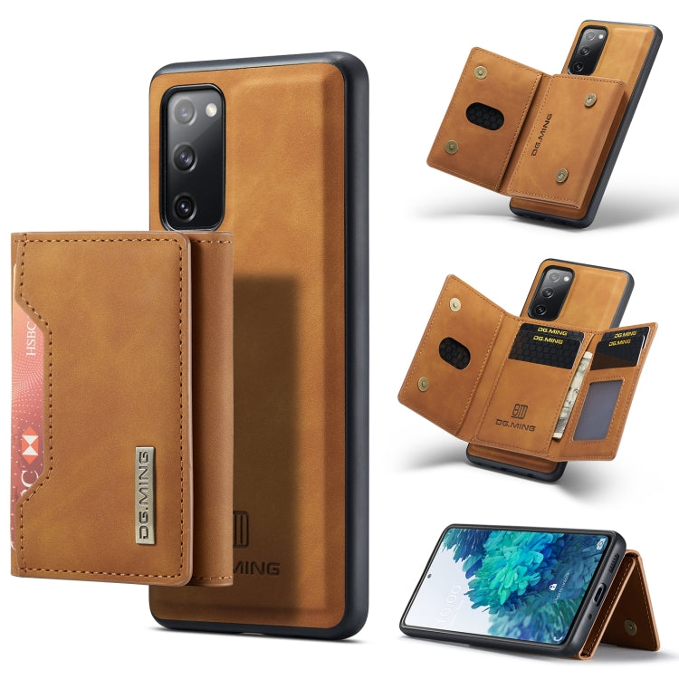 DG.MING M2 Series 3-Fold Multi Card Bag + Magnetic Back Cover Shockproof Case with Wallet & Holder Function, For Samsung Galaxy A02s, For Samsung Galaxy A32 5G, For Samsung Galaxy A42 5G, For Samsung Galaxy A52 5G / 4G, For Samsung Galaxy A72 5G / 4G��...