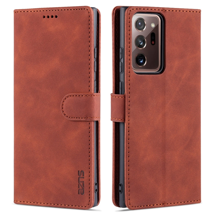 AZNS Skin Feel Calf Texture Horizontal Flip Leather Case with Card Slots & Holder & Wallet, For Samsung Galaxy M62 / F62, For Samsung Galaxy Note10+, For Samsung Galaxy Note20, For Samsung Galaxy Note20 Ultra, For Samsung Galaxy S21 5G�����������������...