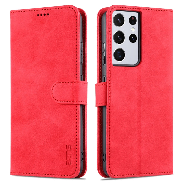 AZNS Skin Feel Calf Texture Horizontal Flip Leather Case with Card Slots & Holder & Wallet, For Samsung Galaxy M62 / F62, For Samsung Galaxy Note10+, For Samsung Galaxy Note20, For Samsung Galaxy Note20 Ultra, For Samsung Galaxy S21 5G�����������������...
