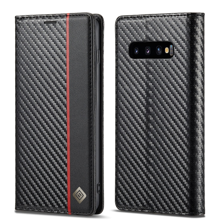 LC.IMEEKE Carbon Fiber PU + TPU Horizontal Flip Leather Case with Holder & Card Slot & Wallet, For Samsung Galaxy A12 5G, For Samsung Galaxy A22 4G, For Samsung Galaxy A22 5G, For Samsung Galaxy A32 4G, For Samsung Galaxy A51 4G / M40s�����������������...