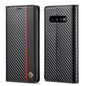 LC.IMEEKE Carbon Fiber PU + TPU Horizontal Flip Leather Case with Holder & Card Slot & Wallet, For Samsung Galaxy A12 5G, For Samsung Galaxy A22 4G, For Samsung Galaxy A22 5G, For Samsung Galaxy A32 4G, For Samsung Galaxy A51 4G / M40s�����������������...