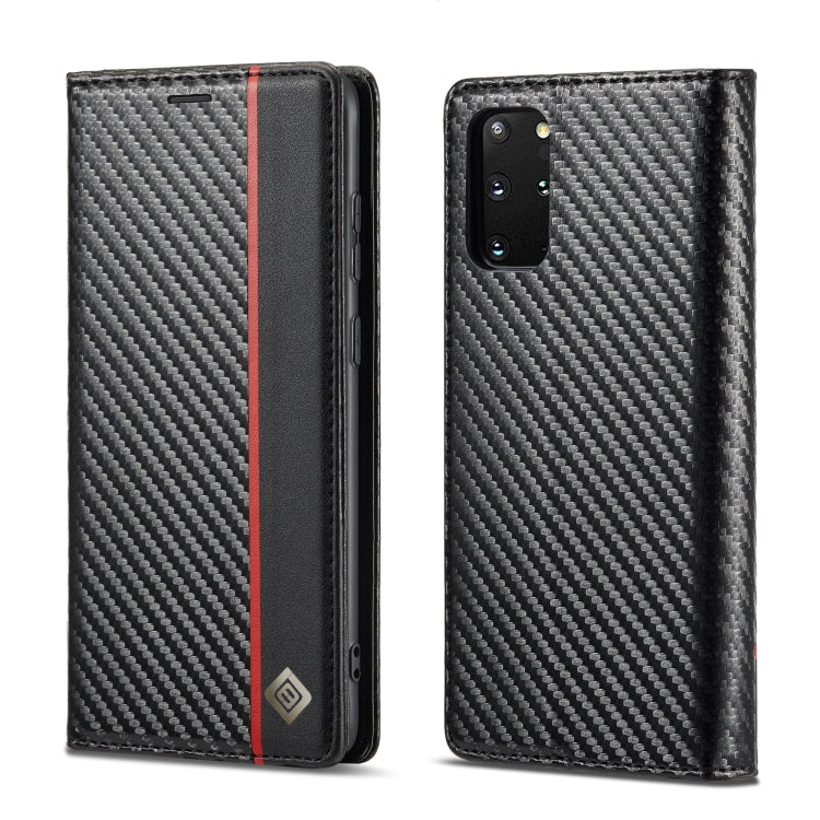LC.IMEEKE Carbon Fiber PU + TPU Horizontal Flip Leather Case with Holder & Card Slot & Wallet, For Samsung Galaxy A12 5G, For Samsung Galaxy A22 4G, For Samsung Galaxy A22 5G, For Samsung Galaxy A32 4G, For Samsung Galaxy A51 4G / M40s�����������������...