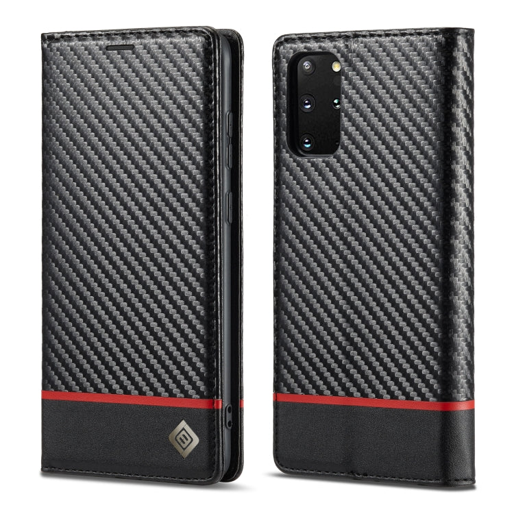 LC.IMEEKE Carbon Fiber PU + TPU Horizontal Flip Leather Case with Holder & Card Slot & Wallet, For Samsung Galaxy A12 5G, For Samsung Galaxy A22 4G, For Samsung Galaxy A22 5G, For Samsung Galaxy A32 4G, For Samsung Galaxy A51 4G / M40s�����������������...