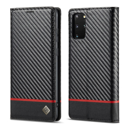 LC.IMEEKE Carbon Fiber PU + TPU Horizontal Flip Leather Case with Holder & Card Slot & Wallet, For Samsung Galaxy A12 5G, For Samsung Galaxy A22 4G, For Samsung Galaxy A22 5G, For Samsung Galaxy A32 4G, For Samsung Galaxy A51 4G / M40s�����������������...