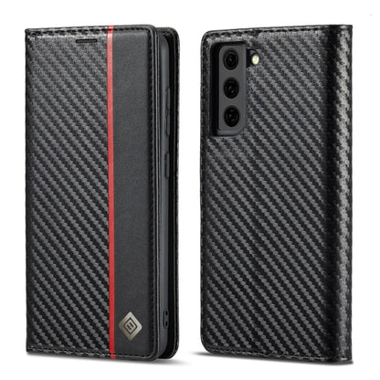 LC.IMEEKE Carbon Fiber PU + TPU Horizontal Flip Leather Case with Holder & Card Slot & Wallet, For Samsung Galaxy A12 5G, For Samsung Galaxy A22 4G, For Samsung Galaxy A22 5G, For Samsung Galaxy A32 4G, For Samsung Galaxy A51 4G / M40s�����������������...