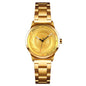 SKMEI 9210 Ladies Business Watch Simple 3D Dial Quartz Watch, For Ladies