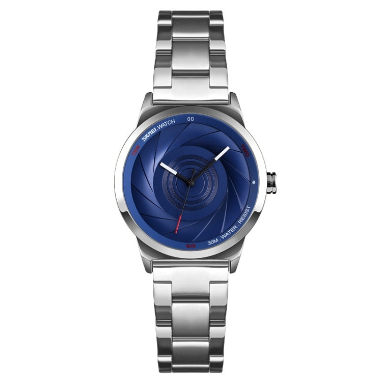 SKMEI 9210 Ladies Business Watch Simple 3D Dial Quartz Watch, For Ladies