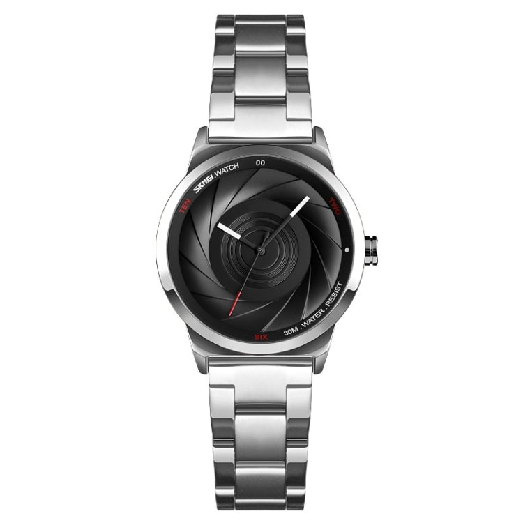 SKMEI 9210 Ladies Business Watch Simple 3D Dial Quartz Watch, For Ladies