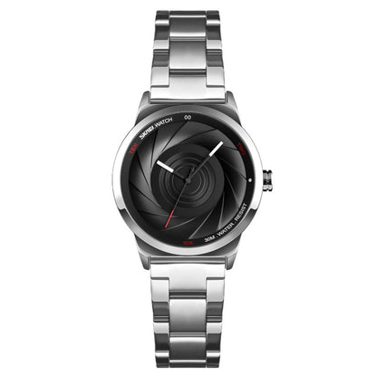 SKMEI 9210 Ladies Business Watch Simple 3D Dial Quartz Watch, For Ladies