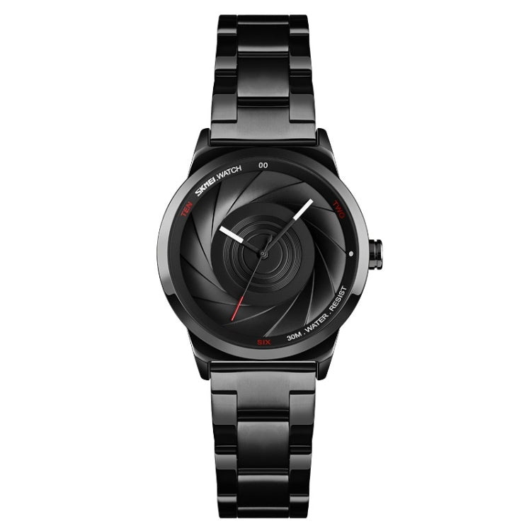 SKMEI 9210 Ladies Business Watch Simple 3D Dial Quartz Watch, For Ladies