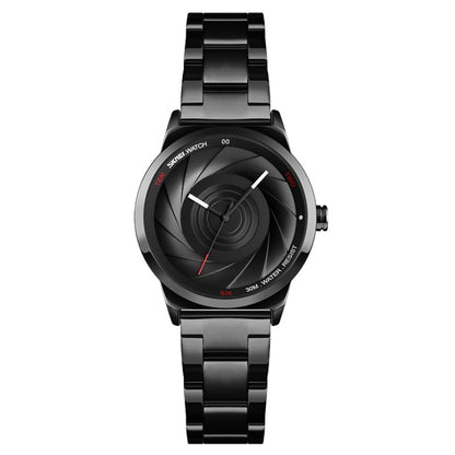 SKMEI 9210 Ladies Business Watch Simple 3D Dial Quartz Watch, For Ladies