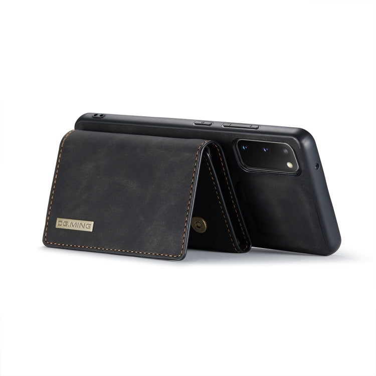 DG.MING M1 Series 3-Fold Multi Card Wallet  Back Cover Shockproof Case with Holder Function, For Samsung Galaxy A71, For Samsung Galaxy A51, For Samsung Galaxy S20
