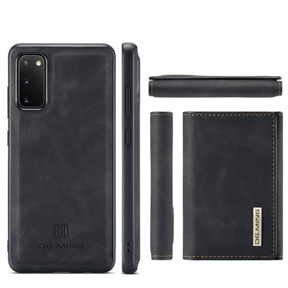DG.MING M1 Series 3-Fold Multi Card Wallet  Back Cover Shockproof Case with Holder Function, For Samsung Galaxy A71, For Samsung Galaxy A51, For Samsung Galaxy S20