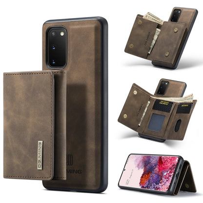 DG.MING M1 Series 3-Fold Multi Card Wallet  Back Cover Shockproof Case with Holder Function, For Samsung Galaxy A71, For Samsung Galaxy A51, For Samsung Galaxy S20