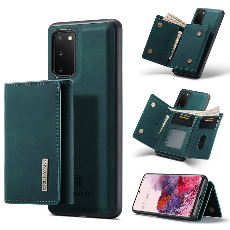 DG.MING M1 Series 3-Fold Multi Card Wallet  Back Cover Shockproof Case with Holder Function, For Samsung Galaxy A71, For Samsung Galaxy A51, For Samsung Galaxy S20
